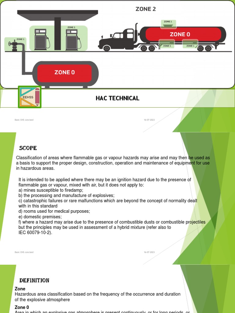 Hazardous Area Classification PDF Chemistry Physical Sciences
