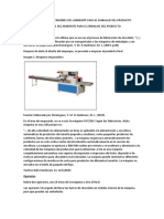 01especificaciones y Dimensiones Del Ambiemte para El Embalaje Del Producto