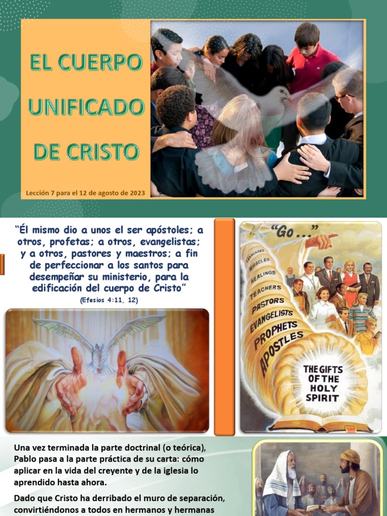 La Unidad en Efesios 4: Un Llamado | PDF | Cristo (título) | Iglesia ...