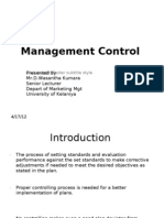 Management Control Process