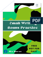 Bonus Email Writing Practice