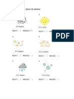 Weather KW Extra Activities