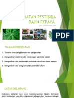 Pembuatan Pestisida Daun Pepaya