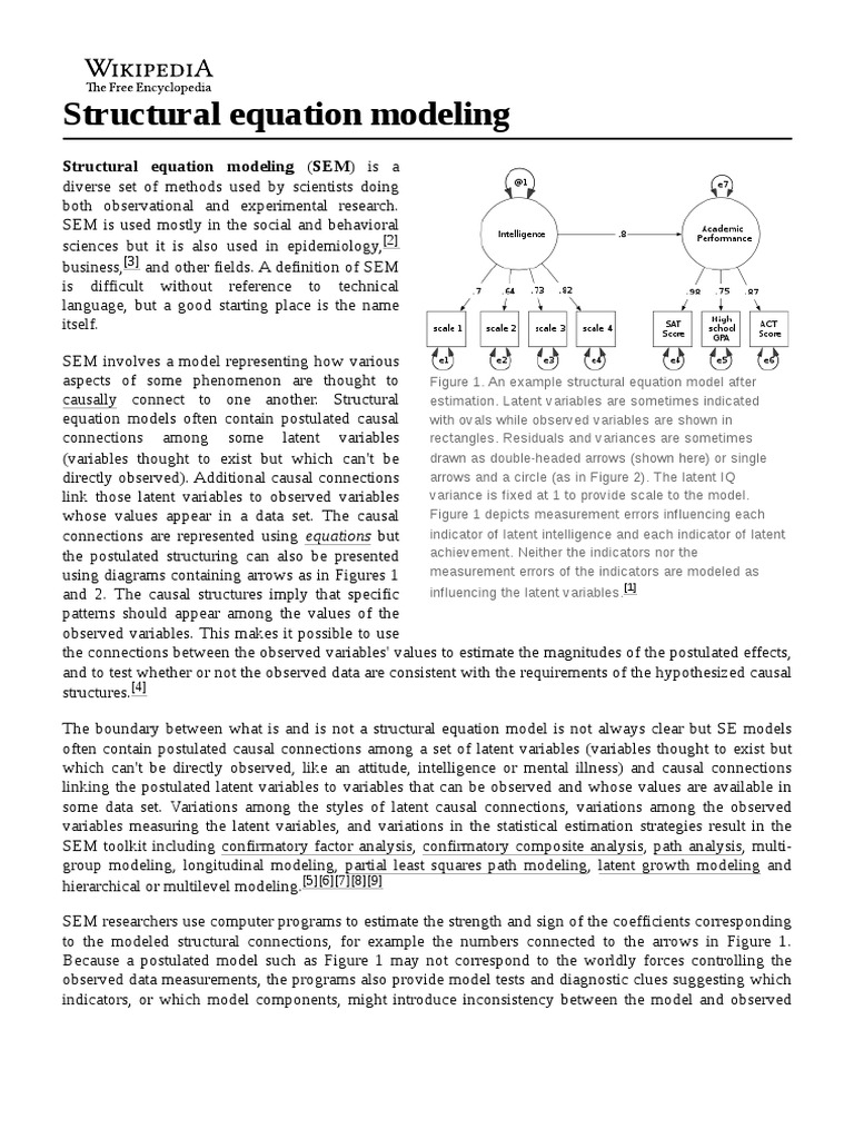Structural_equation_modeling | PDF | Structural Equation Modeling ...