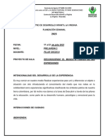 Planeacion Pedagogica Semana Del 17 de Julio Al 21 de Julio Pilar Orozco