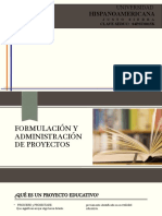 Formulación y Administración de Proyectos