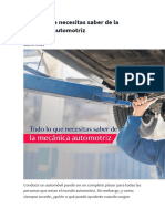 Todo Lo Que Necesitas Saber de La Mecánica Automotriznuevo Documento de Microsoft Word
