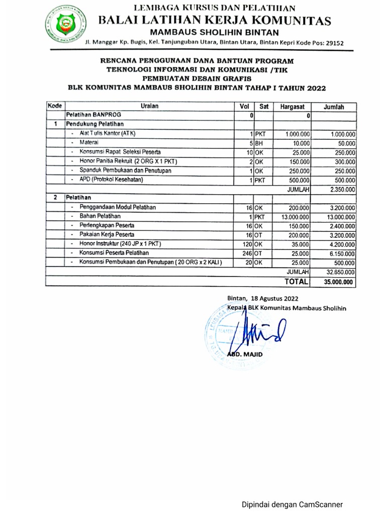 RPDB Tahap 1 | PDF