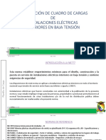 Elaboración de Cuadro de Cargas