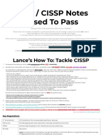 Key Tables, Charts and Flows For SSCP - CISSP