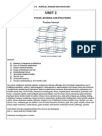 Unit 2 - Particles Bonding and Structures Teacher Version