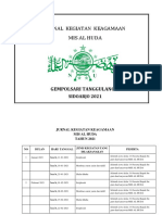 Jurnal Kegiatan Keagamaan