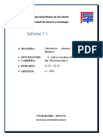 Informe 1 Sistemas de Primer Orden