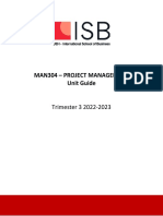 MAN304 - Project Management - Unit Learning Guide - Trimester 3 2022-2023