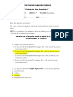 EVALUACIÓN DE QUÍMICA 10° Jhoan Gomez