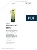 Aloe Pura Aloe Vera Gel 99.9% Ingredients (Explained)