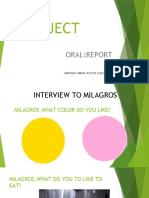 Project Oral Report