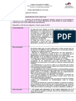 Ficha de Registro Lectura y Escritura PDF