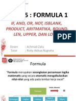 Sesi 05 - Formula I - If - Not - and - or DLL