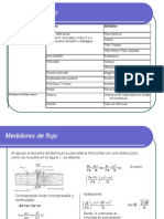 Medidores de Flujo