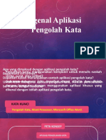 Mengenal Aplikasi Pengolah Kata