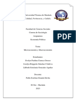 Microeconomía y Macroeconomía