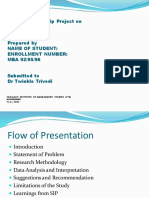 Format For Power Point Presentation For SIP 2023