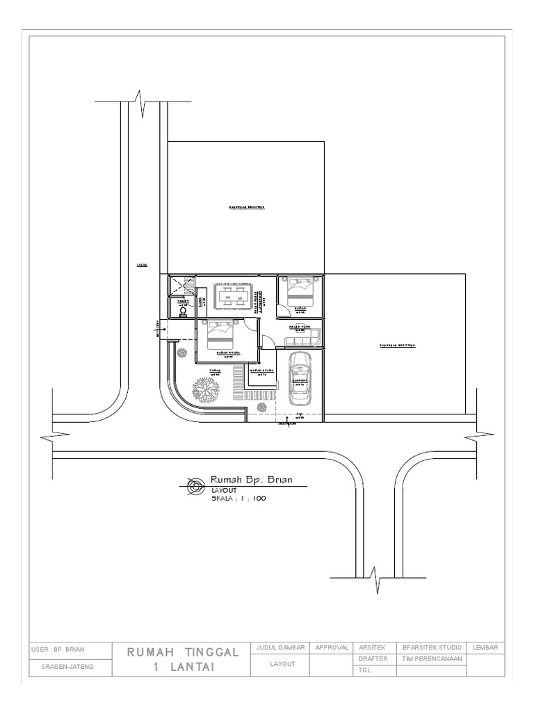 Rumah Tinggal 1 Lantai | PDF