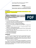 Proyecto de Ordenanza de Fraccionamiento - Ambo 2023