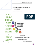 Propuesta Club Informatica Educativa