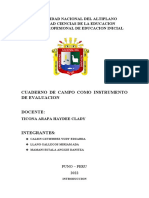 Monografia - Cuaderno de Campo