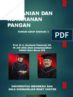 Pertanian Dan Ketahanan Pangan