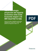 New Technology - The Projected Total Economic Impact™ of IBM Cloud Pak For Data