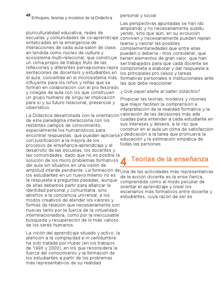 Didacticageneral | PDF | Enseñando | Maestros