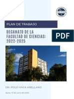 Presentación - Plan de Trabajo - Decanato - 2022-2025