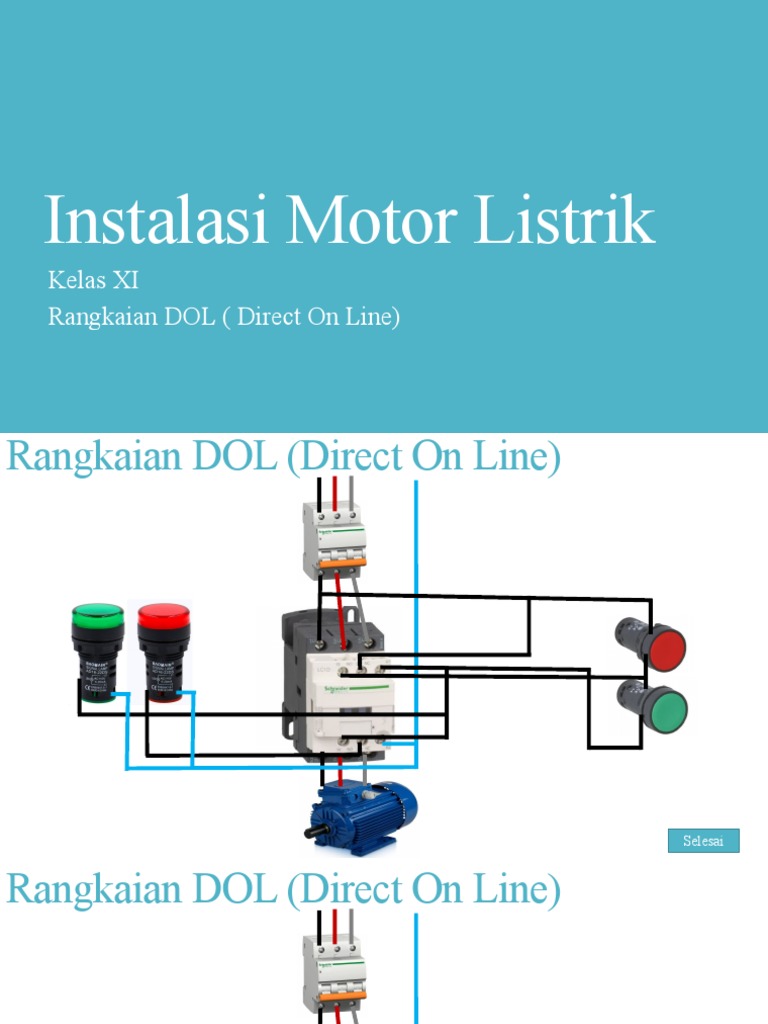 Instalasi Motor Listrik DOL | PDF