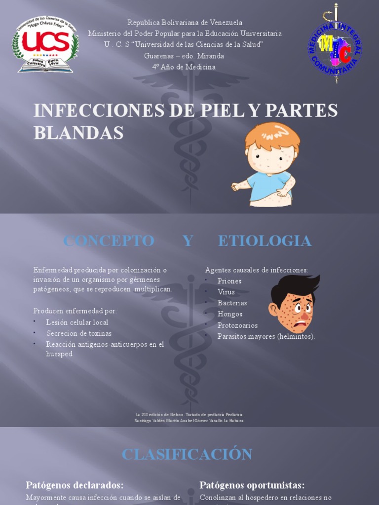 Infecciones De Piel Y Partes Blandas Pdf Patógeno Infección
