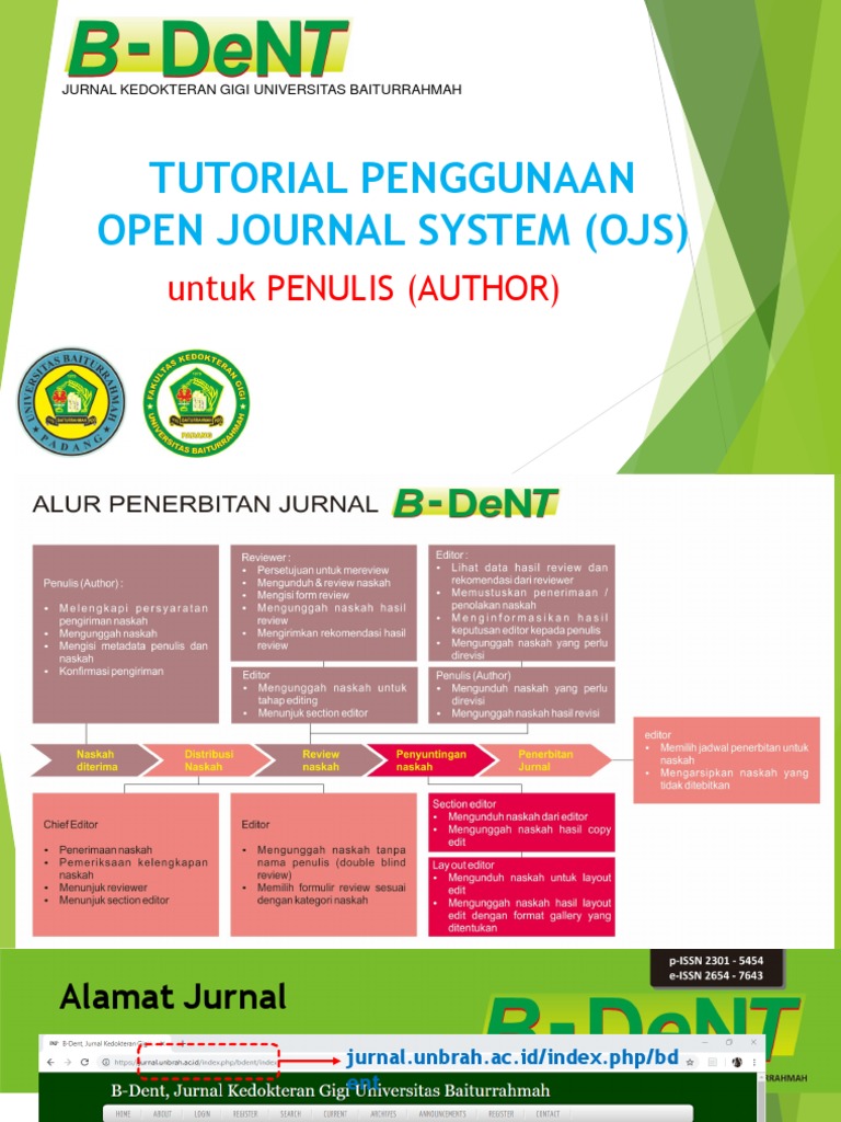 Panduan Penggunaan OJS untuk Penulis Jurnal | PDF