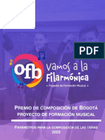 Remio DE Composición DE Ogotá Proyecto DE Formación Musical