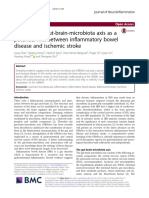 Bidirectional Gut-Brain-Microbiota Axis As A Potential Link Between Inflammatory Bowel Disease and Ischemic Stroke