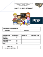 Examen 1er. Periodo