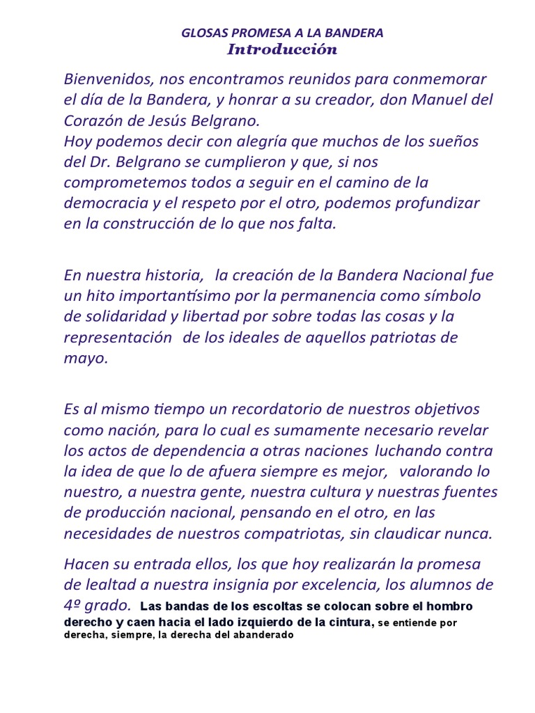 Banderas De Argentina Y De Todo El Mundo Promesa A La Bandera Nacional ...