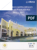 Peraturan Kepegawaian Yayasan Widyatama 2011 2013