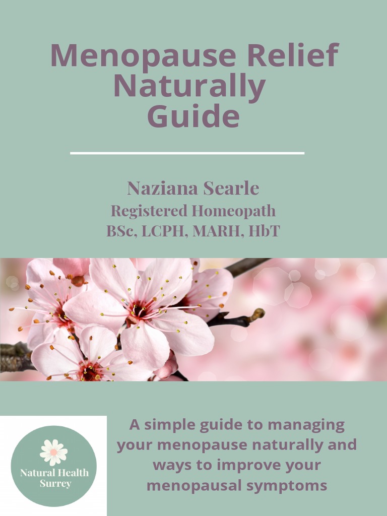 Natural Menopause Relief Guide | PDF | Menopause | Homeopathy