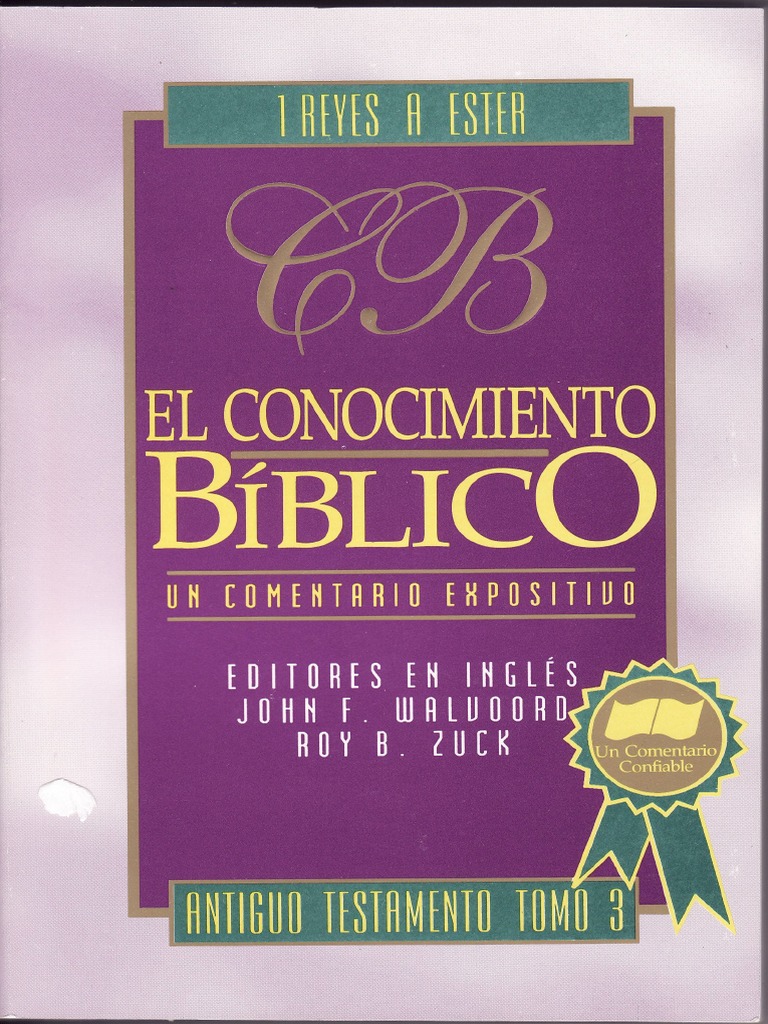 El conocimiento biblico antiguo testamento iii pdf solomons david