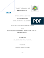 Arquitectura Industrial - Testimonio de La Era de La Industrialización