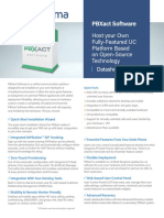 PBXact Software Datasheet