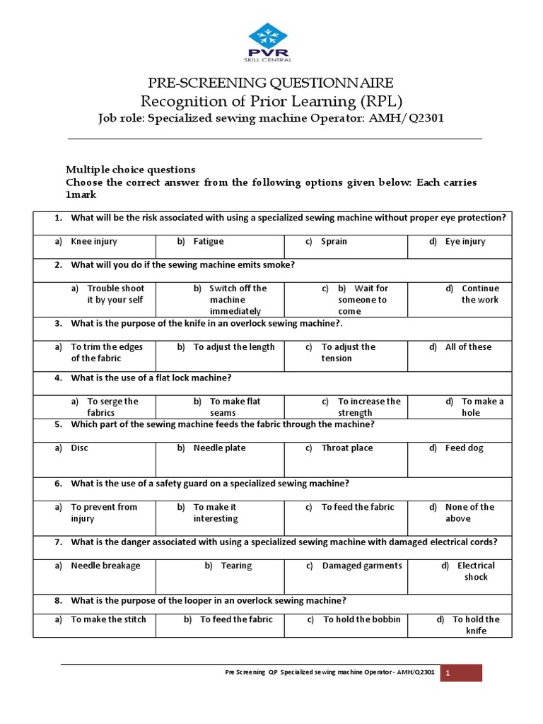 pre-screening-qp-specialized-sewing-machine-amhq2301-pdf-sewing