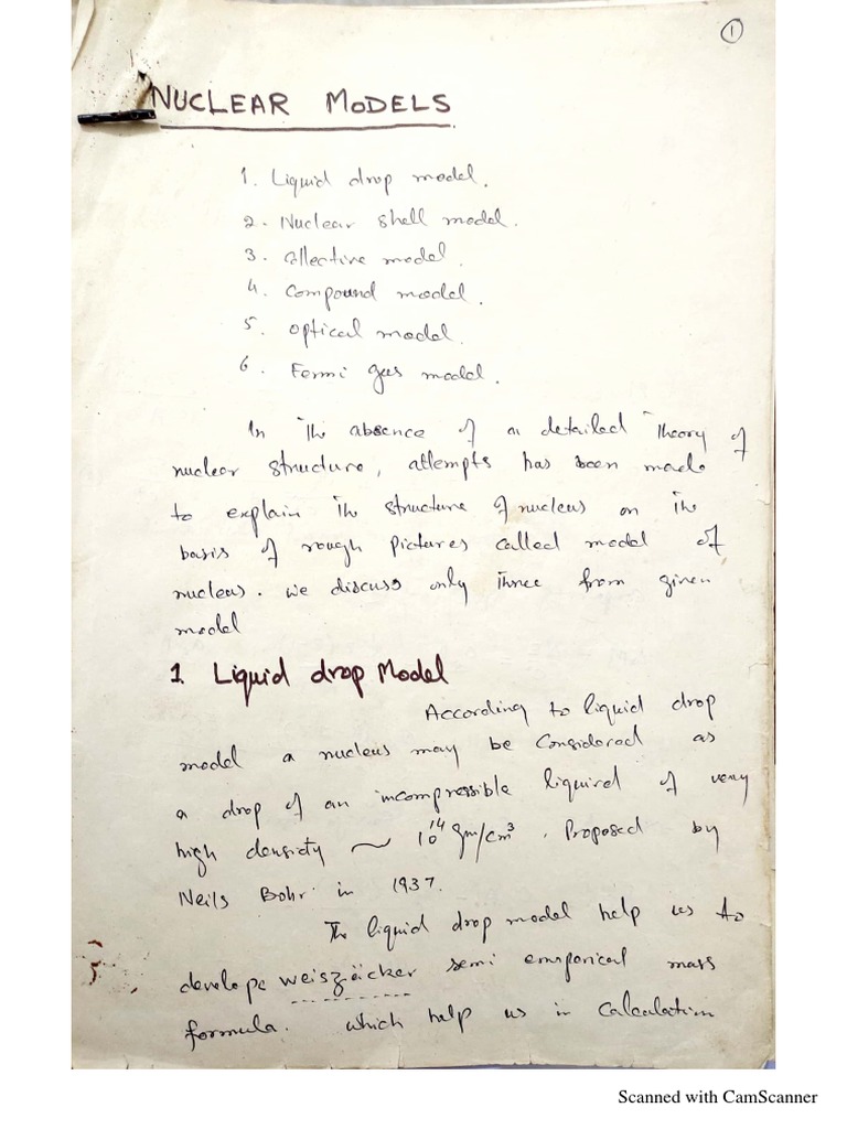 Nuclear Notes | PDF
