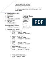 Curriculum Vitae Jhonny - 023359